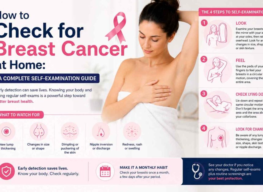 How to Check for Breast Cancer at Home: A Complete Self-Examination Guide